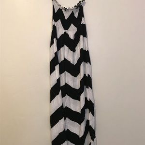 Chevron maxi dress